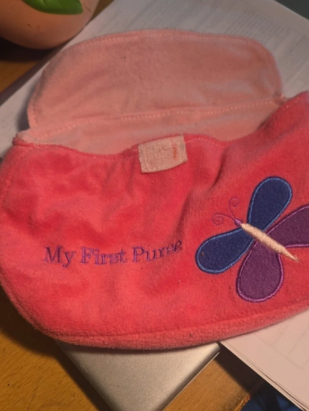 My First Purse Pink Butterfly Kids Handbag